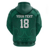 Iraq Football Custom Zip Hoodie Mesopotamian Lion Pattern