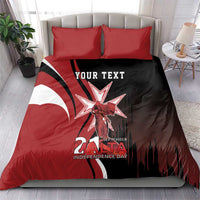 Personalized Malta Independence Day Bedding Set Maltese Cross With Independence Monument