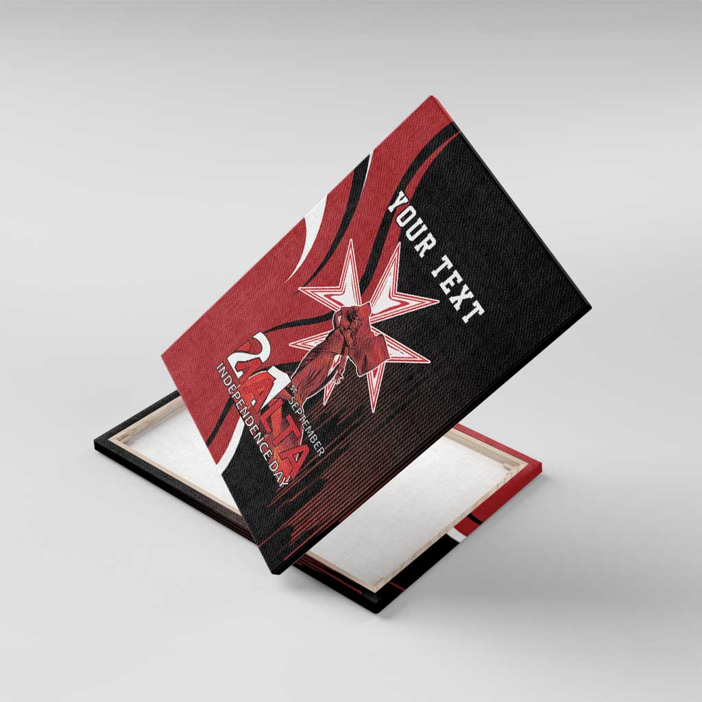 Personalized Malta Independence Day Canvas Wall Art Maltese Cross With Independence Monument