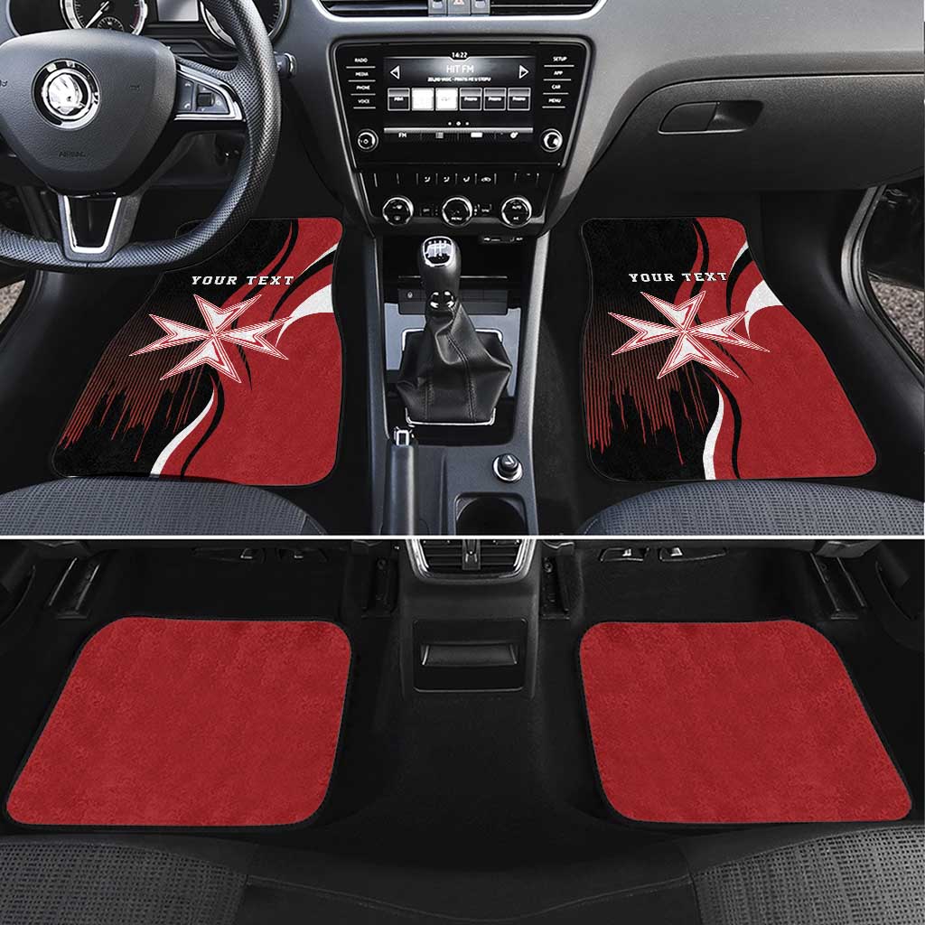 Personalized Malta Independence Day Car Mats Maltese Cross With Independence Monument