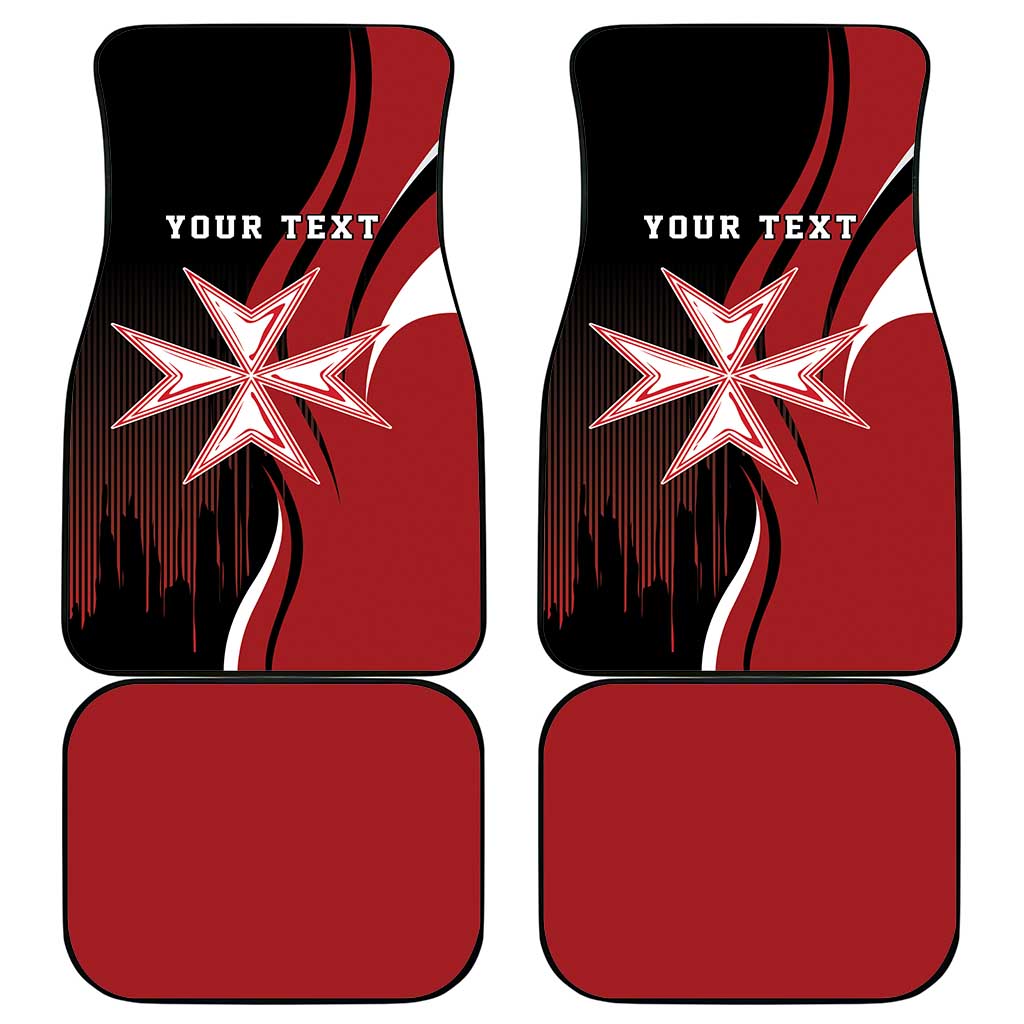 Personalized Malta Independence Day Car Mats Maltese Cross With Independence Monument