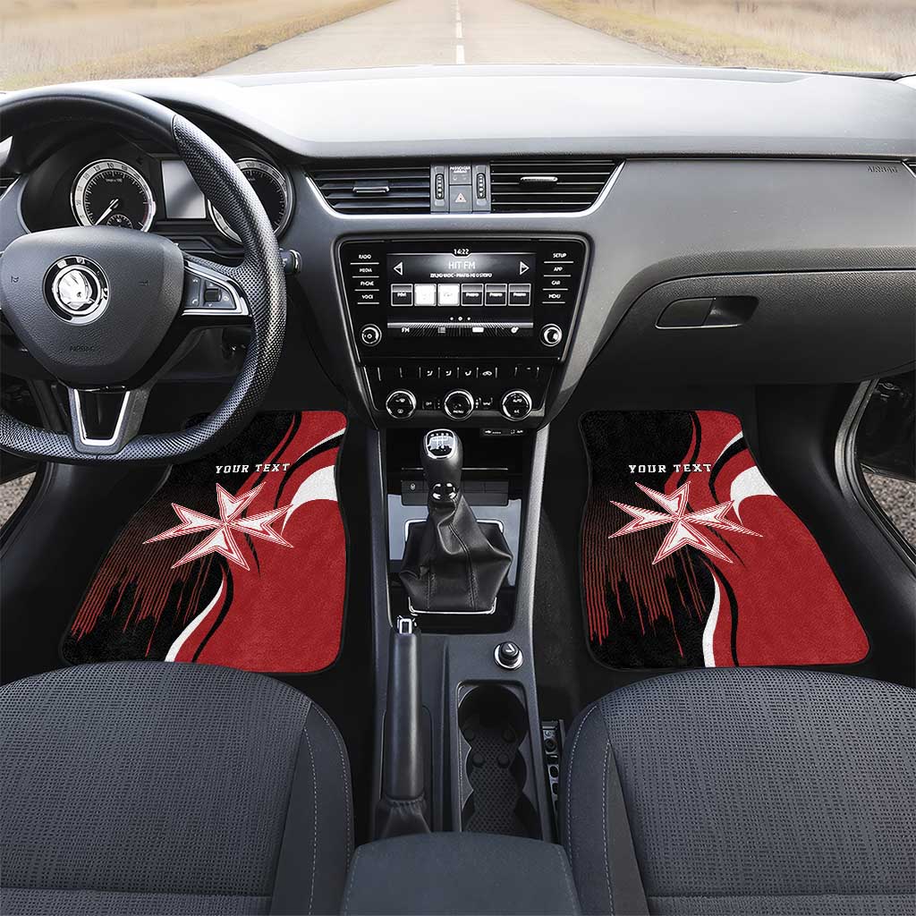 Personalized Malta Independence Day Car Mats Maltese Cross With Independence Monument