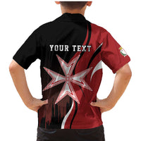 Personalized Malta Independence Day Family Matching Mermaid Dress and Hawaiian Shirt Maltese Cross With Independence Monument