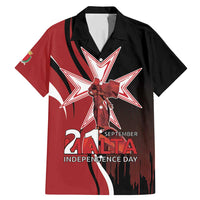 Personalized Malta Independence Day Family Matching Mermaid Dress and Hawaiian Shirt Maltese Cross With Independence Monument
