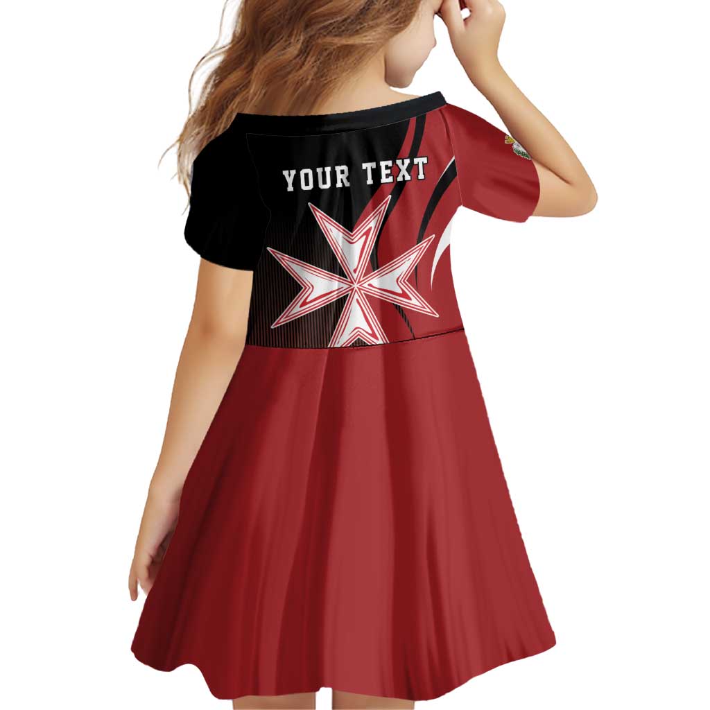 Personalized Malta Independence Day Family Matching Off Shoulder Short Dress and Hawaiian Shirt Maltese Cross With Independence Monument