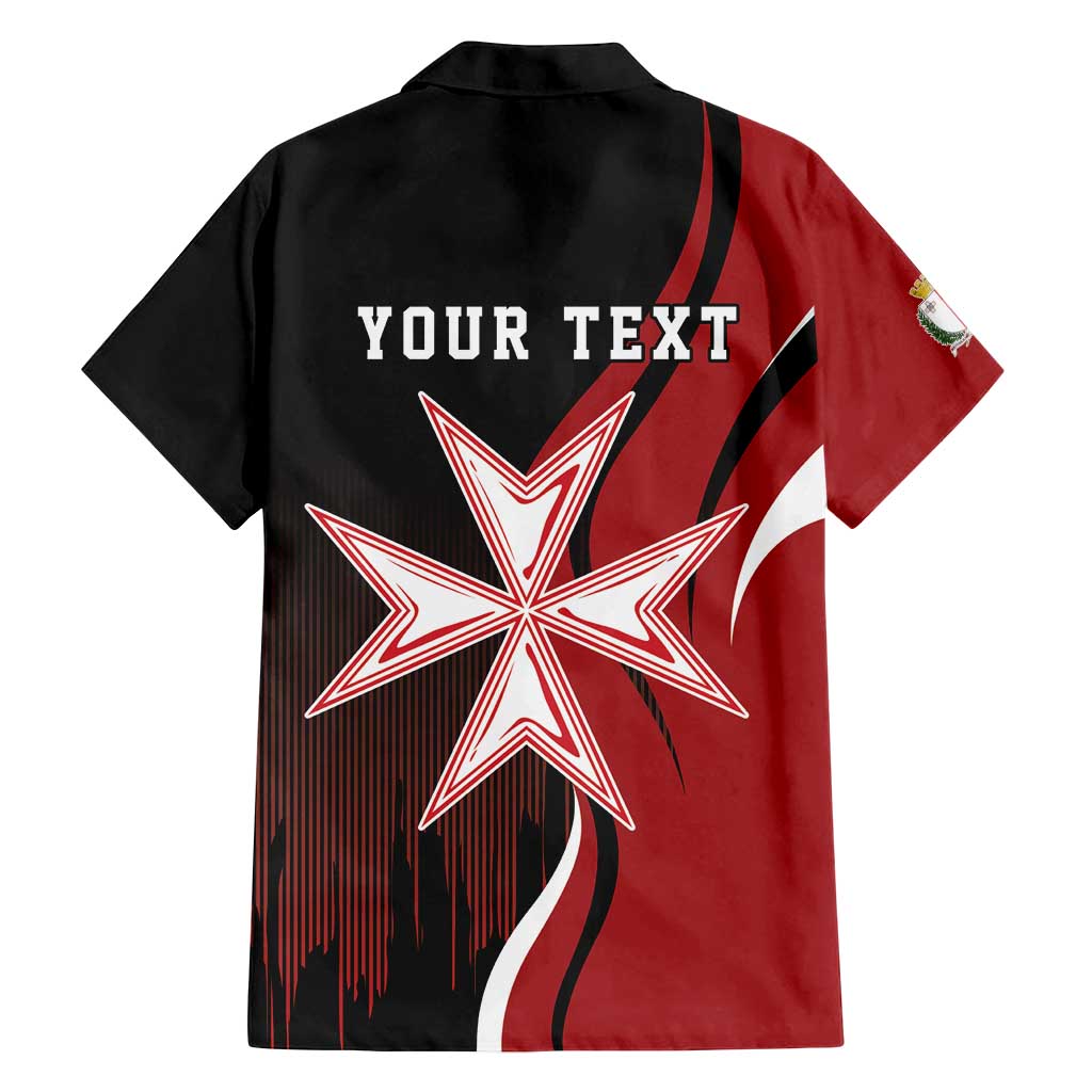 Personalized Malta Independence Day Family Matching Summer Maxi Dress and Hawaiian Shirt Maltese Cross With Independence Monument