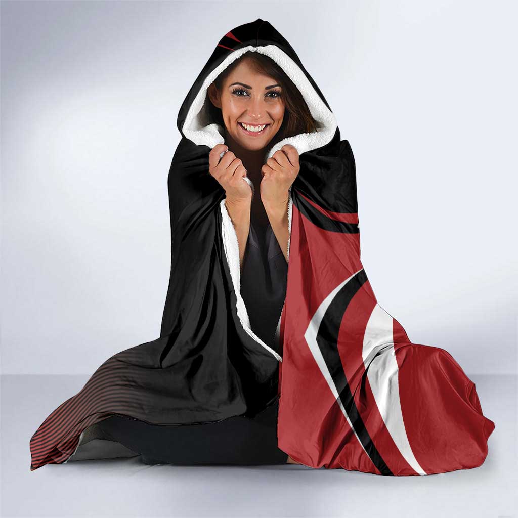 Personalized Malta Independence Day Hooded Blanket Maltese Cross With Independence Monument