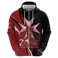 Personalized Malta Independence Day Hoodie Maltese Cross With Independence Monument