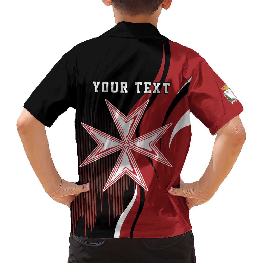 Personalized Malta Independence Day Kid Hawaiian Shirt Maltese Cross With Independence Monument