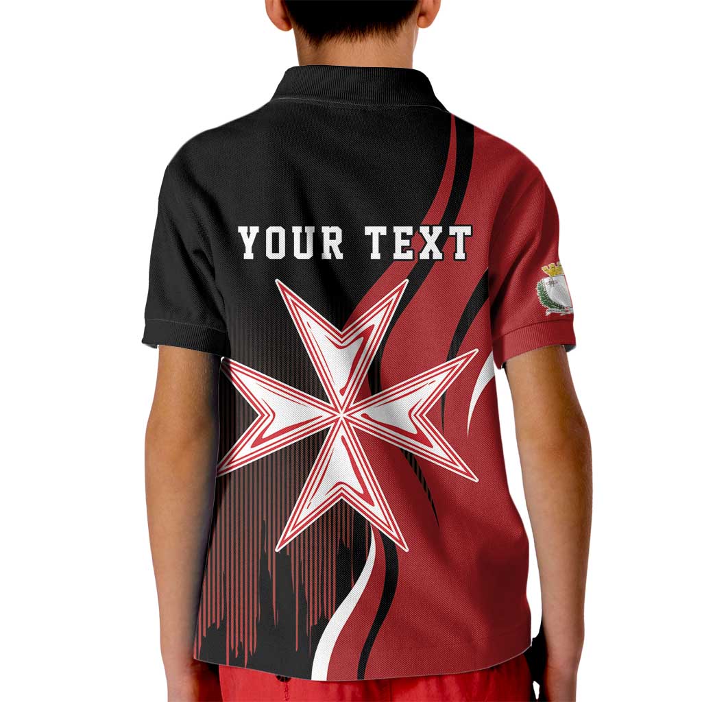 Personalized Malta Independence Day Kid Polo Shirt Maltese Cross With Independence Monument