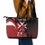 Personalized Malta Independence Day Leather Tote Bag Maltese Cross With Independence Monument