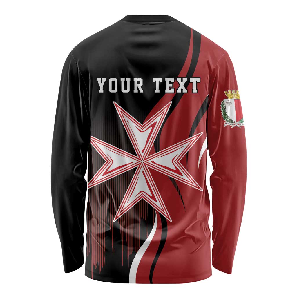 Personalized Malta Independence Day Long Sleeve Shirt Maltese Cross With Independence Monument