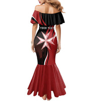 Personalized Malta Independence Day Mermaid Dress Maltese Cross With Independence Monument
