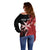 Personalized Malta Independence Day Off Shoulder Sweater Maltese Cross With Independence Monument