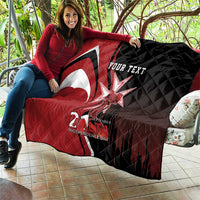 Personalized Malta Independence Day Quilt Maltese Cross With Independence Monument