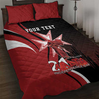Personalized Malta Independence Day Quilt Bed Set Maltese Cross With Independence Monument
