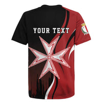 Personalized Malta Independence Day Rugby Jersey Maltese Cross With Independence Monument