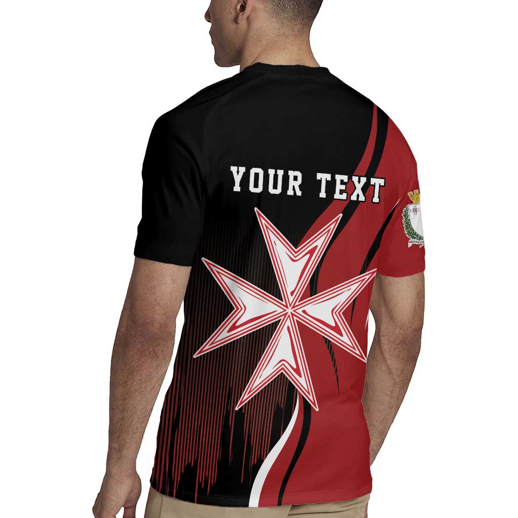 Personalized Malta Independence Day Rugby Jersey Maltese Cross With Independence Monument