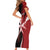 Personalized Malta Independence Day Short Sleeve Bodycon Dress Maltese Cross With Independence Monument