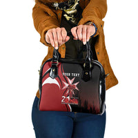 Personalized Malta Independence Day Shoulder Handbag Maltese Cross With Independence Monument