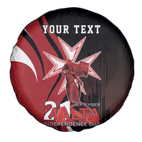Personalized Malta Independence Day Spare Tire Cover Maltese Cross With Independence Monument