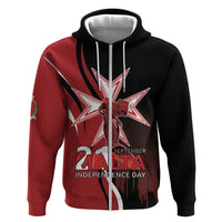 Personalized Malta Independence Day Zip Hoodie Maltese Cross With Independence Monument