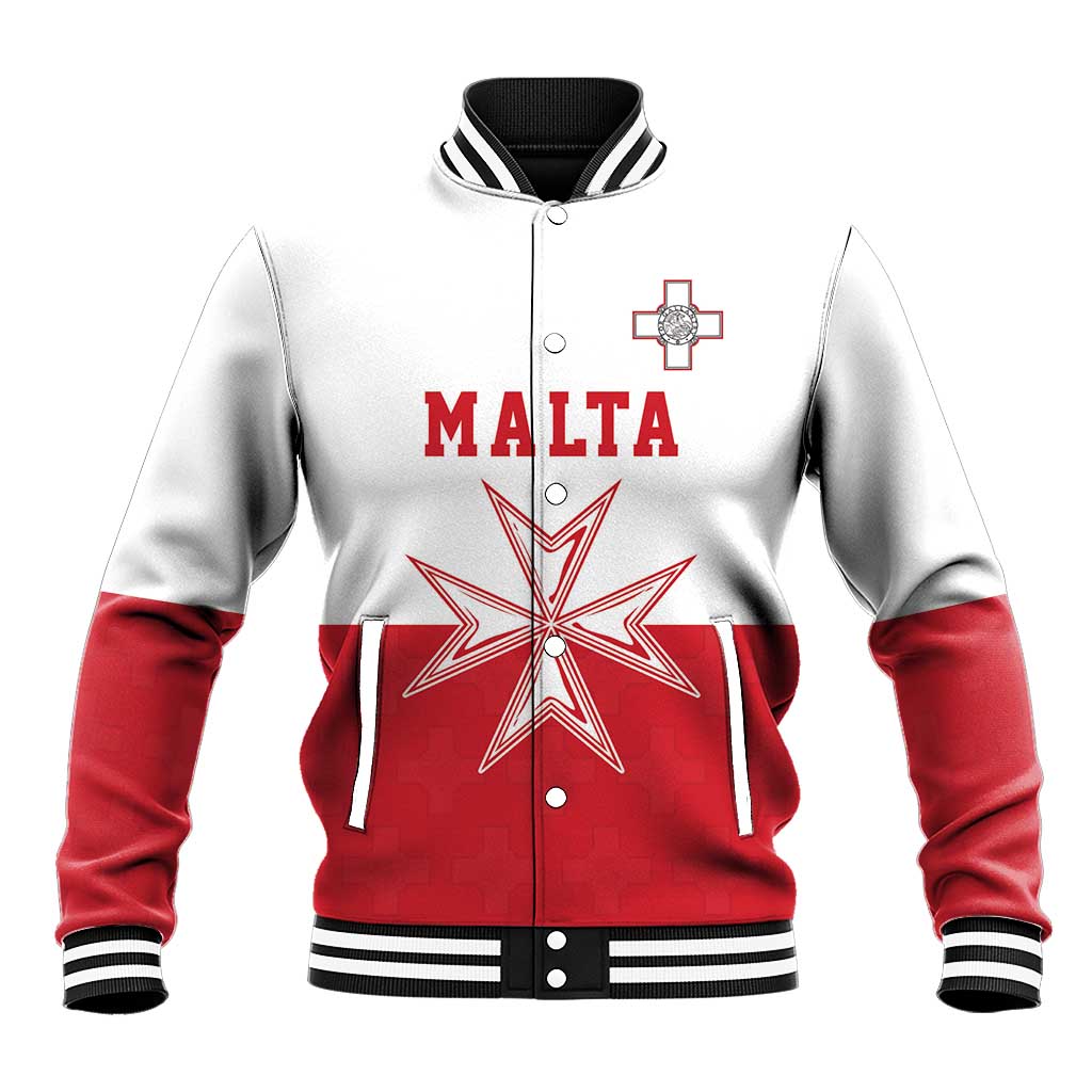 Custom Malta Football Baseball Jacket Tim nazzjonali tal-futbol ta Malta