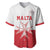 Custom Malta Football Baseball Jersey Tim nazzjonali tal-futbol ta Malta