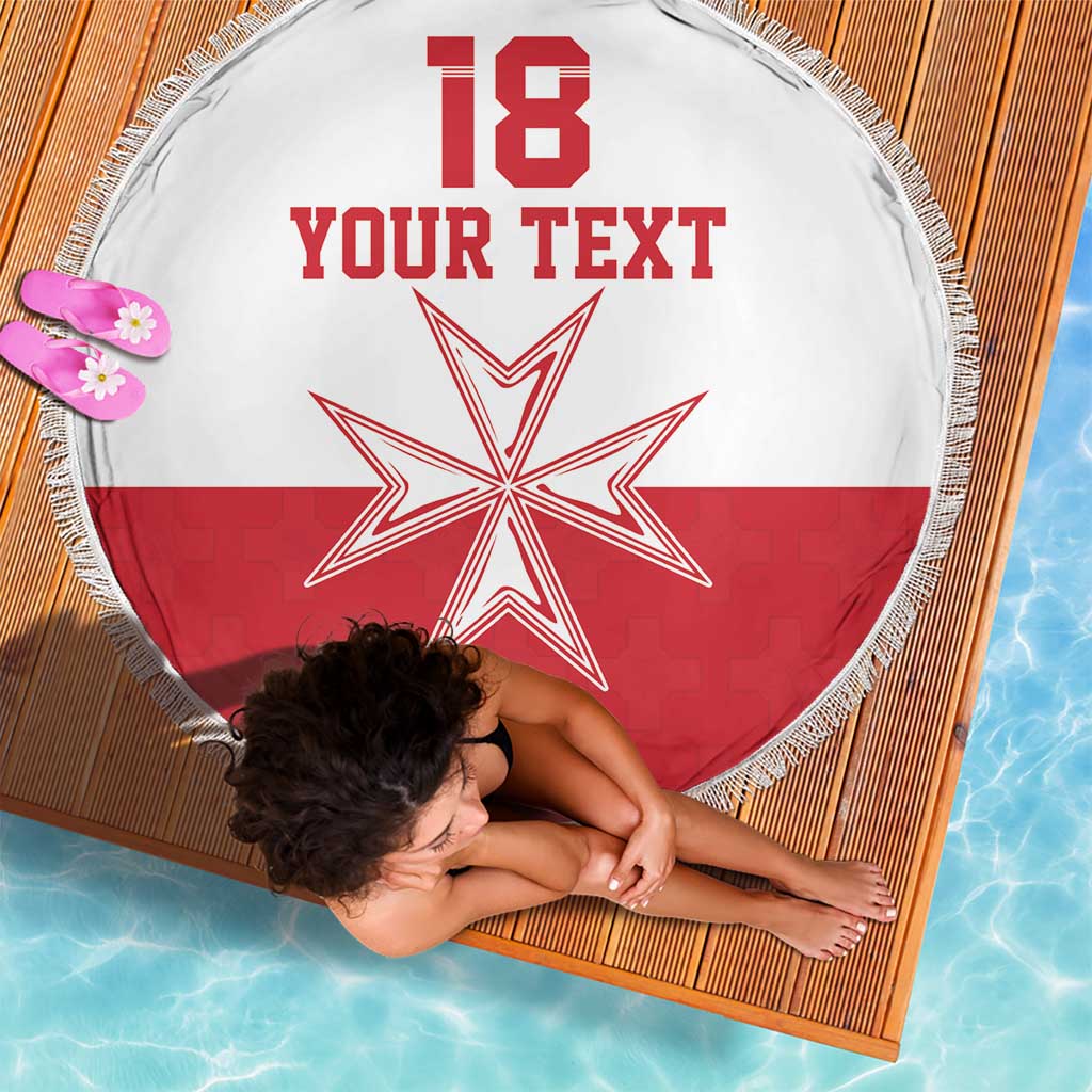 Custom Malta Football Beach Blanket Tim nazzjonali tal-futbol ta Malta