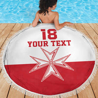 Custom Malta Football Beach Blanket Tim nazzjonali tal-futbol ta Malta