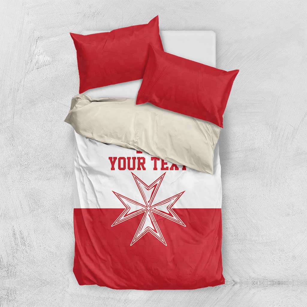 Custom Malta Football Bedding Set Tim nazzjonali tal-futbol ta Malta