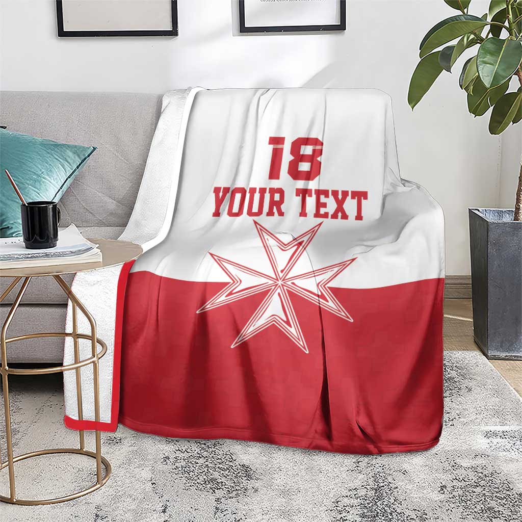 Custom Malta Football Blanket Tim nazzjonali tal-futbol ta Malta