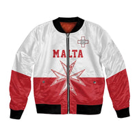 Custom Malta Football Bomber Jacket Tim nazzjonali tal-futbol ta Malta
