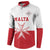 Custom Malta Football Button Sweatshirt Tim nazzjonali tal-futbol ta Malta