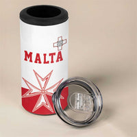 Custom Malta Football 4 in 1 Can Cooler Tumbler Tim nazzjonali tal-futbol ta Malta