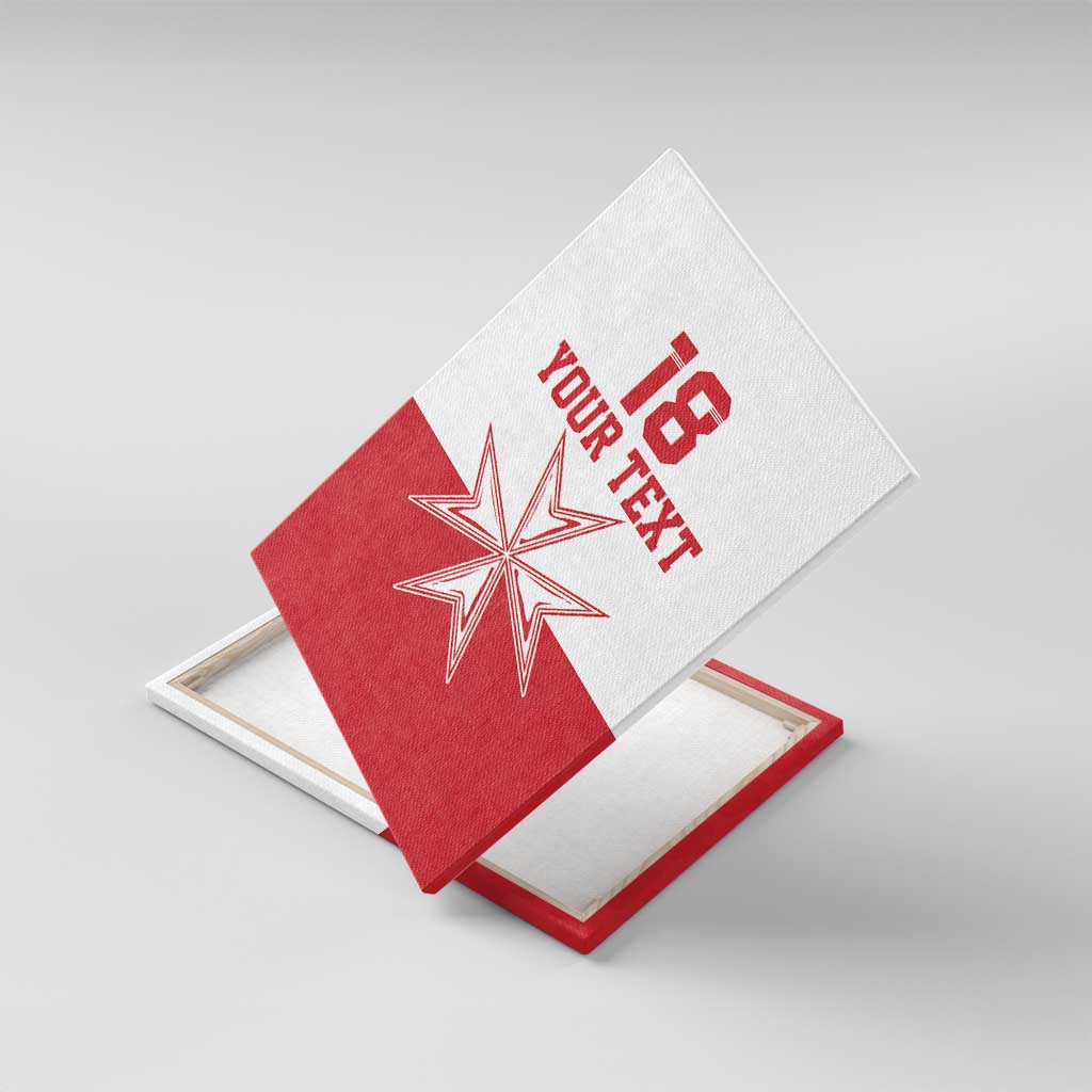 Custom Malta Football Canvas Wall Art Tim nazzjonali tal-futbol ta Malta