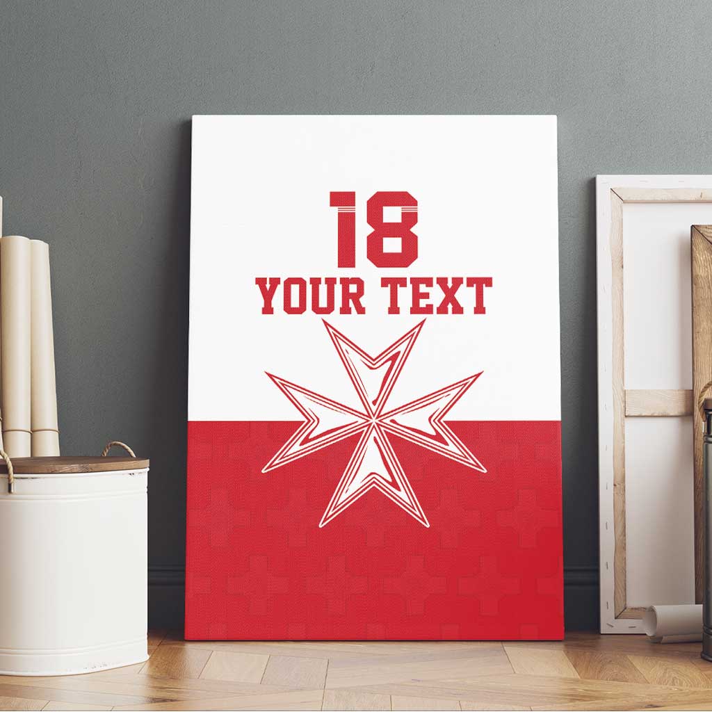 Custom Malta Football Canvas Wall Art Tim nazzjonali tal-futbol ta Malta