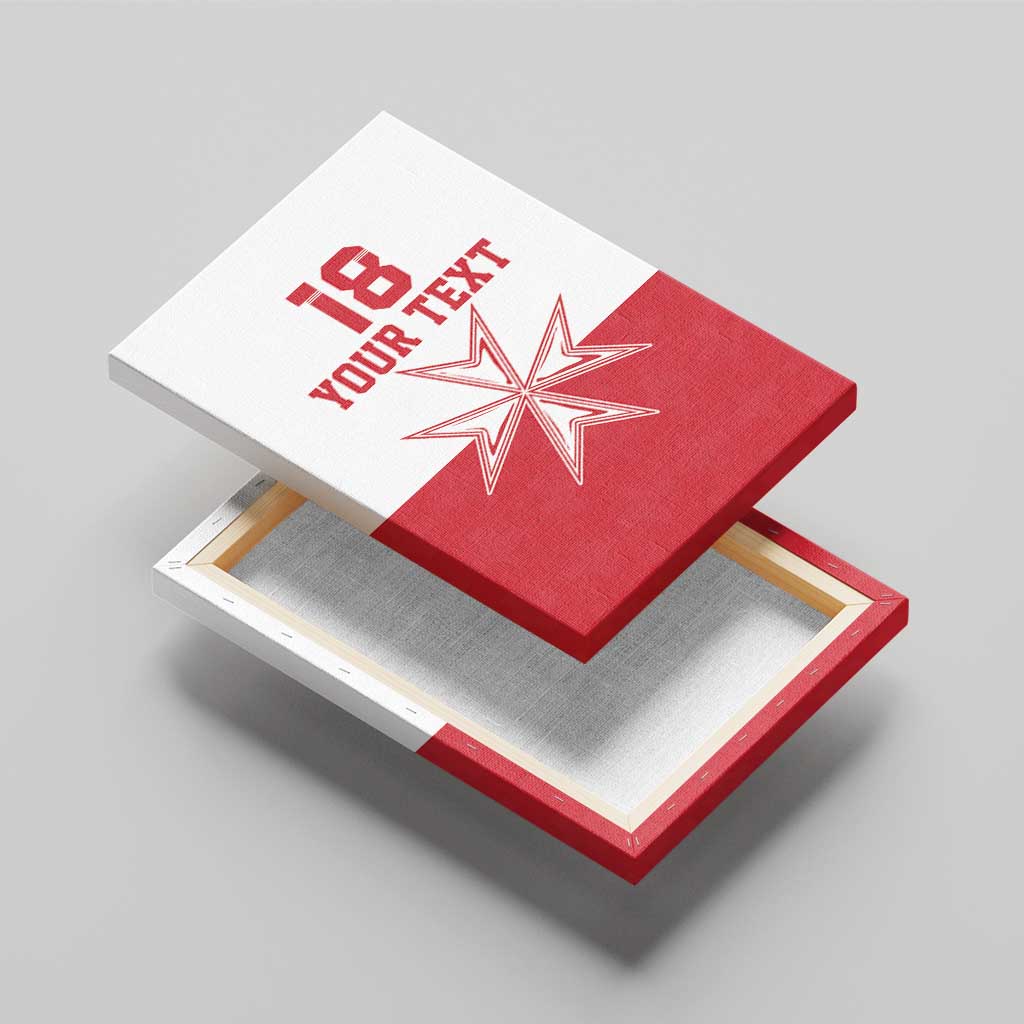 Custom Malta Football Canvas Wall Art Tim nazzjonali tal-futbol ta Malta