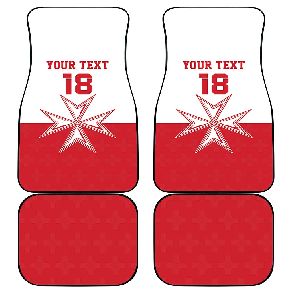 Custom Malta Football Car Mats Tim nazzjonali tal-futbol ta Malta