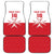 Custom Malta Football Car Mats Tim nazzjonali tal-futbol ta Malta