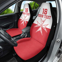 Custom Malta Football Car Seat Cover Tim nazzjonali tal-futbol ta Malta