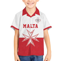 Custom Malta Football Family Matching Long Sleeve Bodycon Dress and Hawaiian Shirt Tim nazzjonali tal-futbol ta Malta