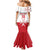 Custom Malta Football Family Matching Mermaid Dress and Hawaiian Shirt Tim nazzjonali tal-futbol ta Malta
