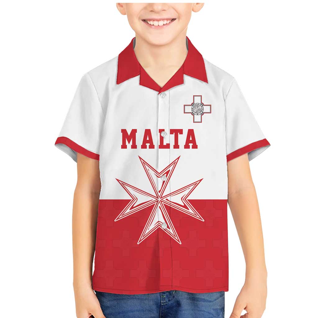 Custom Malta Football Family Matching Mermaid Dress and Hawaiian Shirt Tim nazzjonali tal-futbol ta Malta