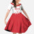 Custom Malta Football Family Matching Off The Shoulder Long Sleeve Dress and Hawaiian Shirt Tim nazzjonali tal-futbol ta Malta