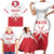 Custom Malta Football Family Matching Short Sleeve Bodycon Dress and Hawaiian Shirt Tim nazzjonali tal-futbol ta Malta