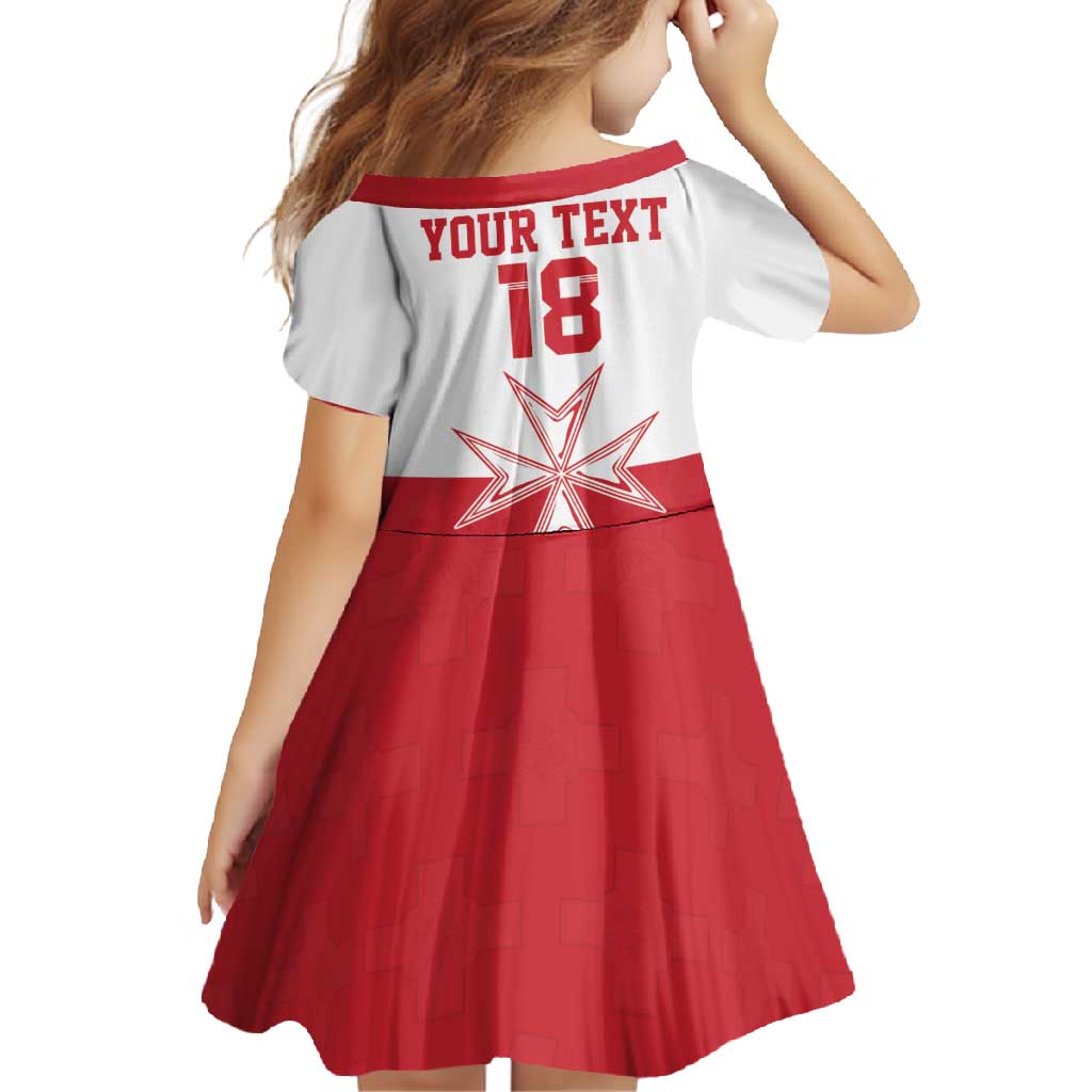 Custom Malta Football Family Matching Tank Maxi Dress and Hawaiian Shirt Tim nazzjonali tal-futbol ta Malta