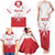 Custom Malta Football Family Matching Tank Maxi Dress and Hawaiian Shirt Tim nazzjonali tal-futbol ta Malta