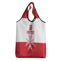 Custom Malta Football Grocery Bag Tim nazzjonali tal-futbol ta Malta