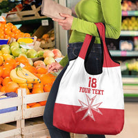 Custom Malta Football Grocery Bag Tim nazzjonali tal-futbol ta Malta